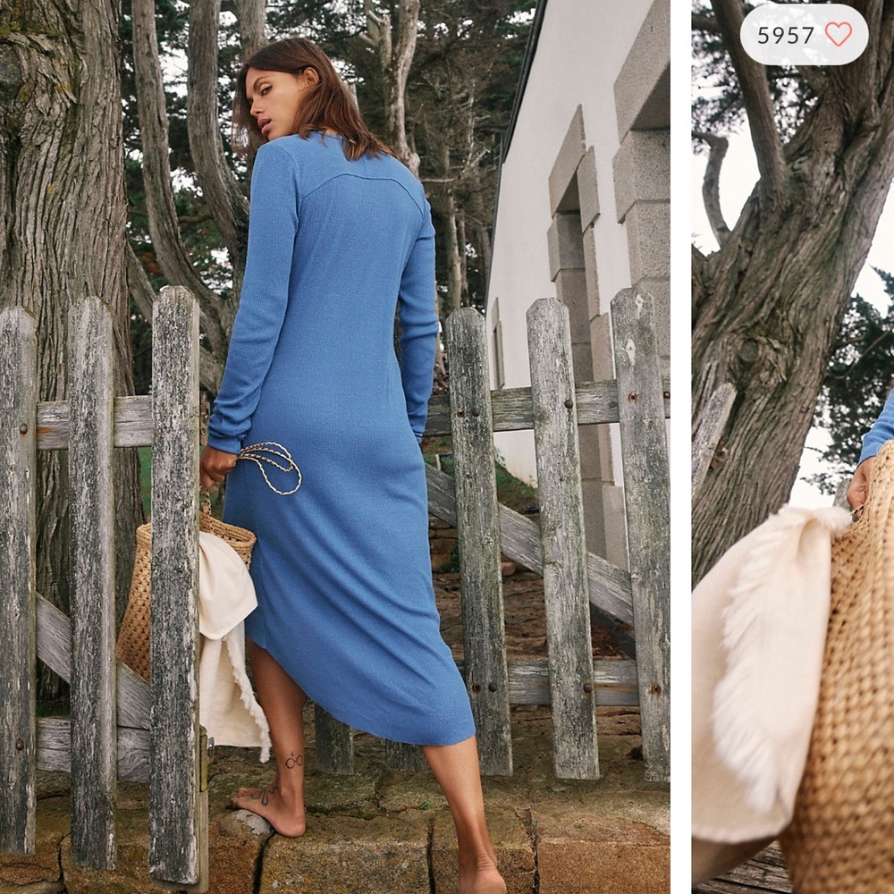 FP Ribbed Up Maxi Cardigan - Picture 2 of 3
